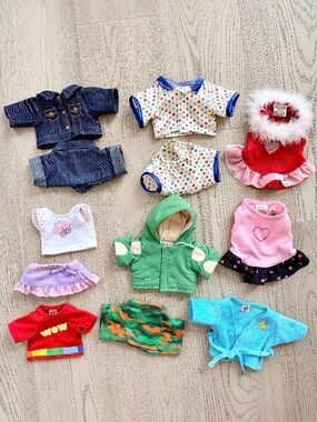 Webkinz, Clothes, Bundle, 12 Pieces, Clothing, Good Condition.